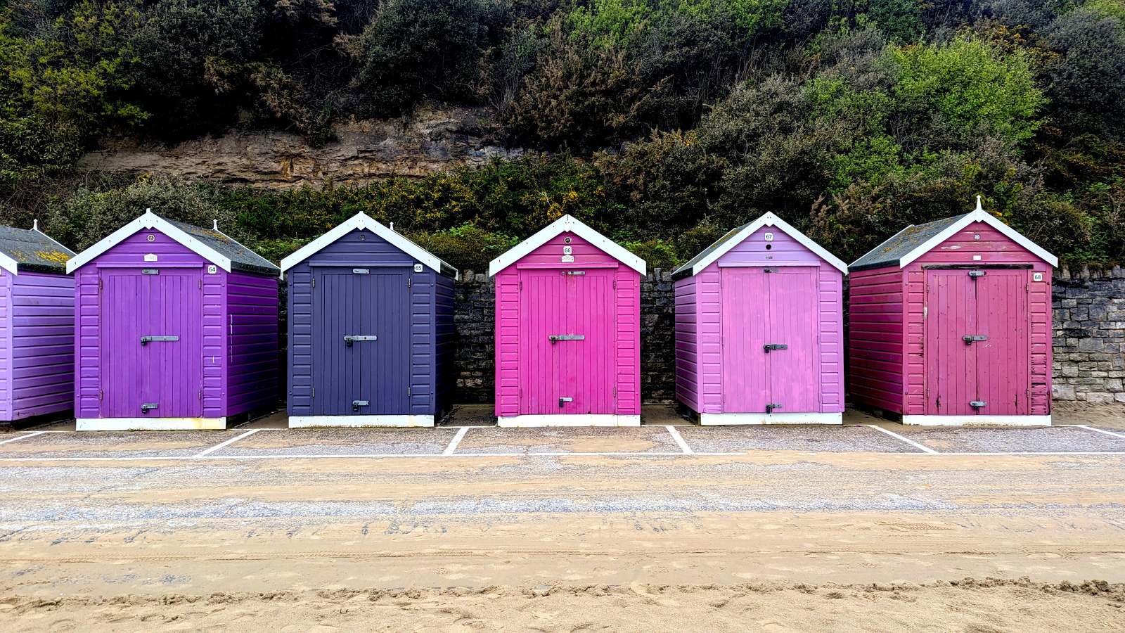 Beach huts