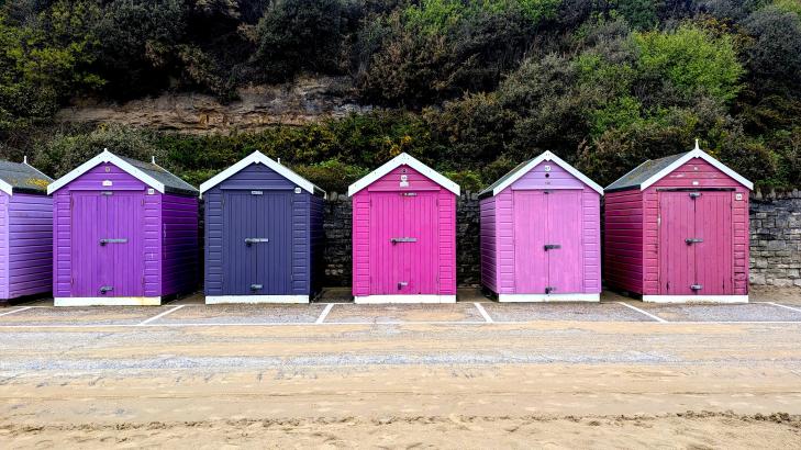 Beach huts